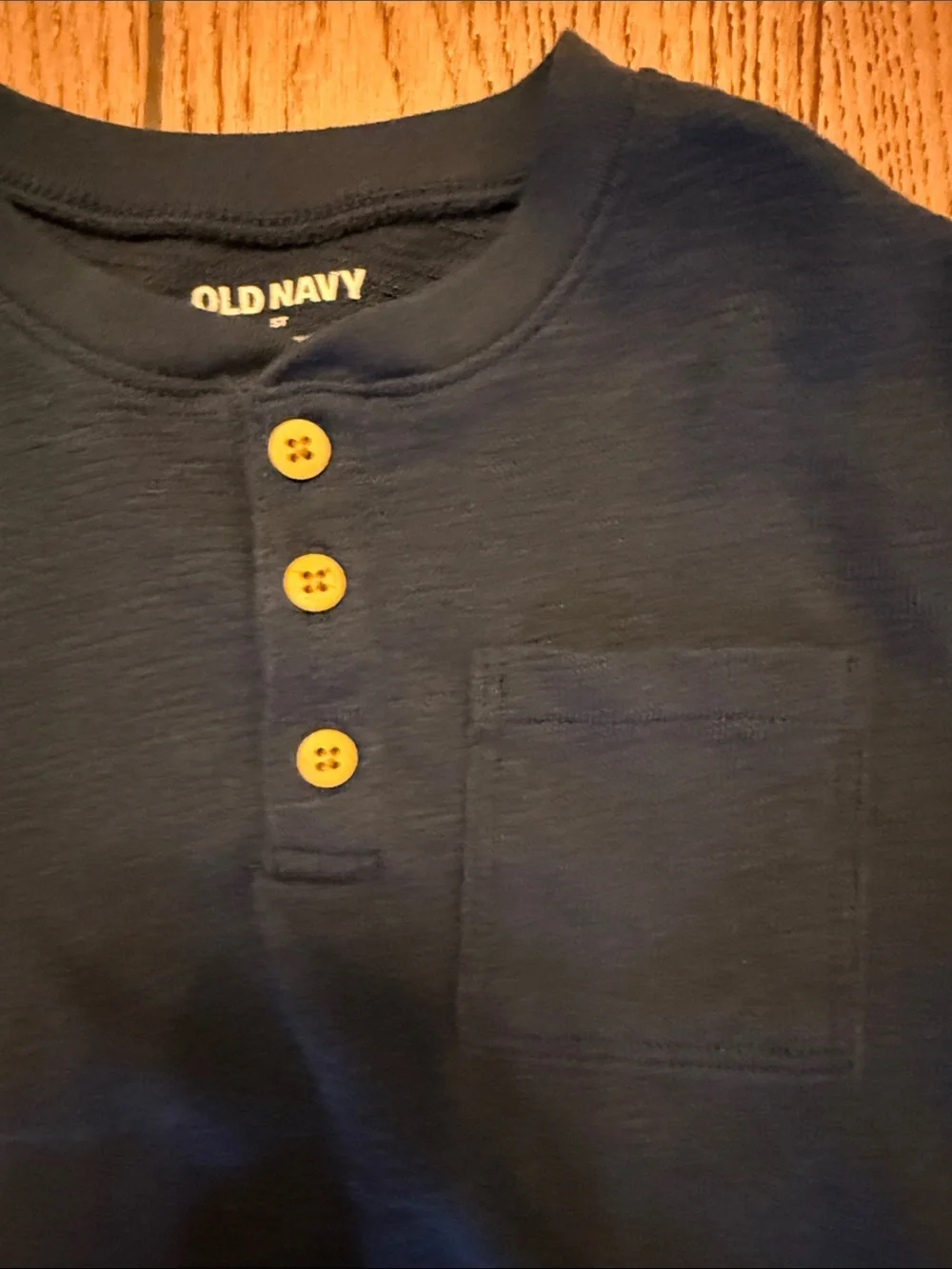Old Navy Short Sleeve Henley Tee Set - Olive & Navy